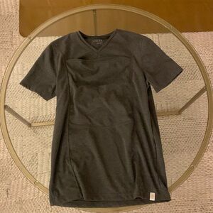 NWOT Men’s Grey Medium Lalabu baby wearing shirt